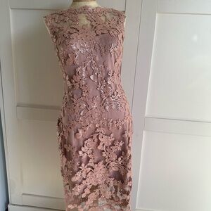 Tadashi Shoji Elegant Lace Floral Dress